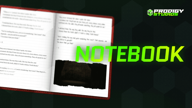 Prodigy Book Setting Notebook | Prodigy Studios